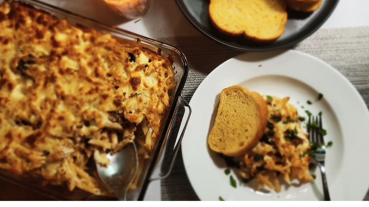 Bake Sundried tomato Penne with Chicken